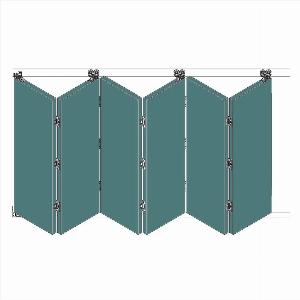 FSlide Folding Sliding Door Kit 6 0 Door 6000mm Track