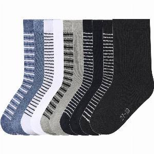lupilu Lot de 10 paires de chaussettes enfant grisnoir 2326