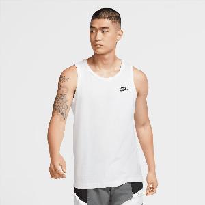 Nike Sportstyle Herren Tanktop  Weiß  Aus Baumwolle gefertigt