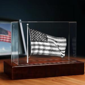 Get 61 Discount on Mini 3D Political Crystal Engraving Rectangle 4K HD