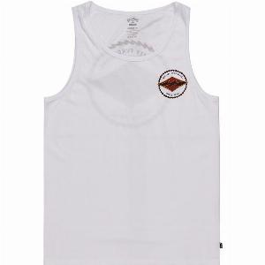 Billabong Canottiera Crayon Bianco Uomo XL