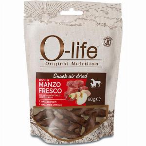 Olife Snack per Cani Adulti Senza Grano Manzo 80g  Sconto BZR5BZR20
