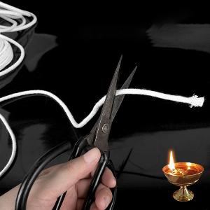 1MRoll Oil Lamps Accessories DIY Burner Round 34MM Durable Cotton Kerosene Wick Alcohol 3mm1m