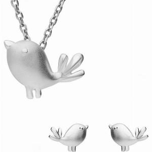Sterling Silver Robin Two Piece Set