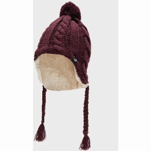 North Ridge Womens Fur Lined Inca Hat  Purple Purple