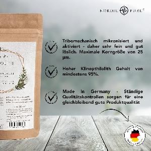 15 Rabatt auf Nordic Pure Zeolith Pulver  95 Klinoptilolith nanofrei