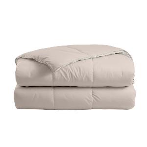 Couette Zelesta Premium en coton léger  Soie  Crème de noix de coco  240x200 cm  Lavable avant