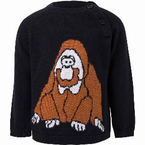 13 Rabatt auf Schwarzer Strickpullover für Babys mit OrangUtanDesign
