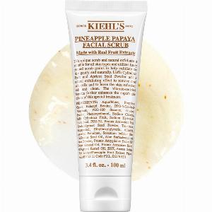 Kiehls Pineapple Papaya Facial Scrub  100ml  Propylene Glycol  Vitamin E  Vimtamin C  Radiant Glow  Natural Fruit Extract  Nourishes Skin
