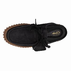 Clarks Torhill Mule Nubuck Womens Lace Up Shoes  Black  SizeUK 65
