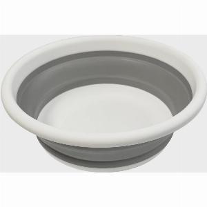 OLPRO Collapsible Round Washing Bowl Grey