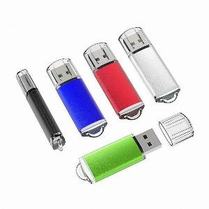 Chiavetta USB compatta in metallo con cappuccio bianco  128 GB 64 GB 32 GB 16 GB 8 GB 4 GB  compatibile con audio e TV per auto 64MB