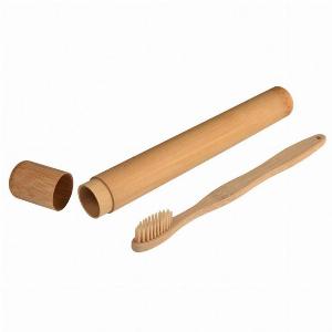 Bamboo Toothbrush Travel Case