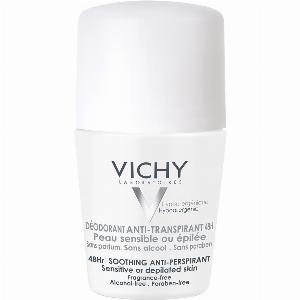 VICHY Deodorant 48Hour Sensitive Skin AntiPerspirant Roll On 50ml