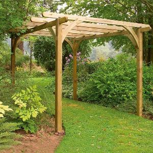 Forest Ultima Wooden Garden Pergola 8 x 8