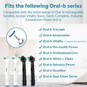 Kompatibel mit Oral B ErsatzZahnbürstenköpfen für elektrische Zahnbürsten ErsatzInterdentalbürstenkopfNachfüllungen für saubere Zähne