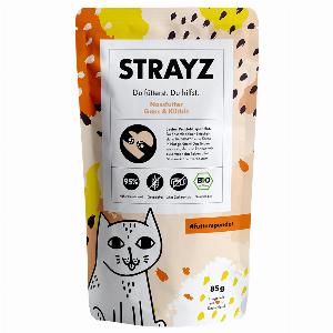 STRAYZ BIO 6 x 85 g Umido per gatto  Oca e zucca ora 1279  10