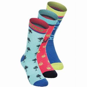 BIDI BADU Bold Bro II Crew Printed Move Chaussettes De Tennis  Multicouleur