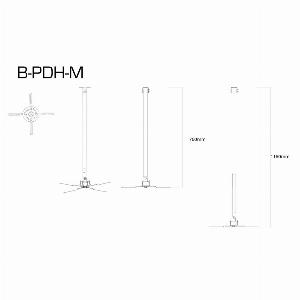Support de projecteur BPDHM anthracite