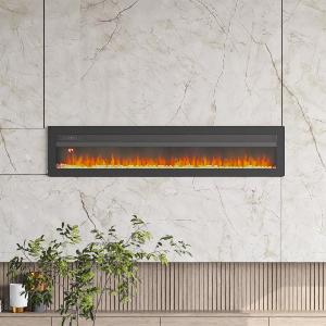 60Inch WallMounted or Freestanding Electric Fireplace Now 199 Save 17