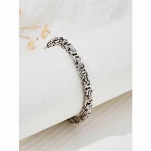 Mens Highgrade Titanium Steel Imperial Chain Overbearing Mens Keel Shape Chain Does Not Fade Mens Bracelet