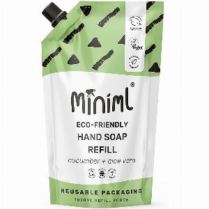 25 Rabatt auf Miniml Handseife mit Gurke und Aloe Vera im 1L Nachfüllpack