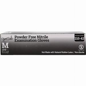 Powder Free Black Nitrile Exam Gloves 100Bx  Medium