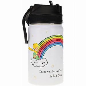 Trinkflasche mit Strohhalm Regenbogen das kleine prince Kind Kiub