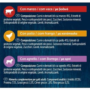 FELIX Soup Filetti con Manzo Pollo e Agnello 6x48g PURINA Shop 6x48 g