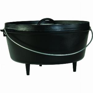 GusseisenKochtopf mit Deckel für Camping 95 Liter Dutch Oven