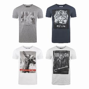 Riverso Herren Rundhals TShirt RIVCharly Regular Fit 4er Set jetzt 1999 