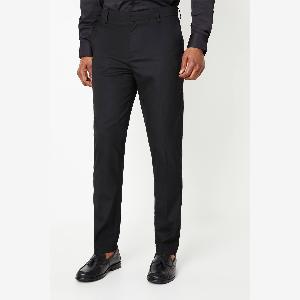 Enjoy 20 Discount on Mens Black Slim Fit Smart Trousers