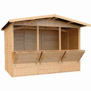 Verkaufsstand Kiosk 3x3m28mm