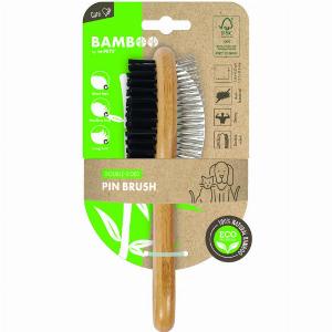MPETS Bamboo DoubleSided Pin Brush