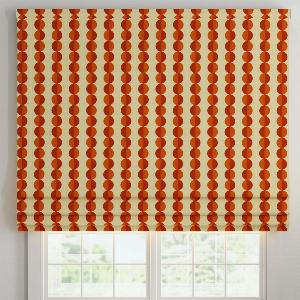 Enjoy 20 Discount on ANTE DECOR Valencia Printed Cotton Roman Blind Burnt Umber