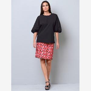 Oversizedbluse mit Fledermausärmel