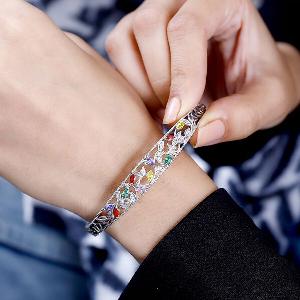 71 Rabatt auf Bunter ZirkoniaArmband  Länge 19 cm