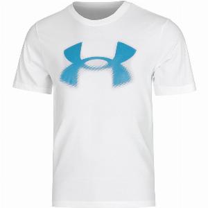 Under Armour Reflective Big Logo Tshirt Hommes Blanc  Xl