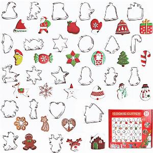 Enjoy 25 Off 24Piece Stainless Steel Christmas Cookie Cutter Set