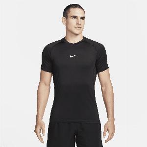 Nike Pro Mens DriFIT Slim ShortSleeve Top  Black  PolyesterElastane