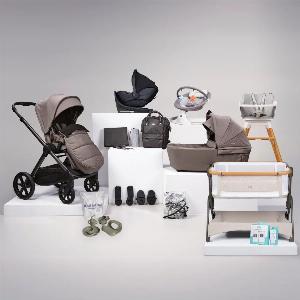 30 discount on the Bababing Raffi 2 travel home and feeding bundle in Minky