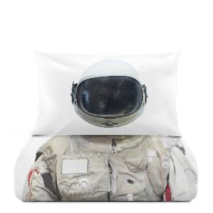 Set copripiumino per letto singolo Astronauta in cotone ora 2990