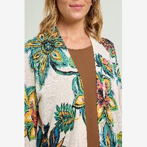 Luisa viola cardigan stampato donna