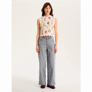 Bibi Floral Knitted Vest