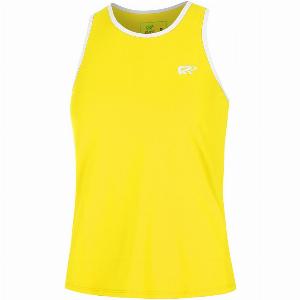 Racket Roots Teamline Racerback Débardeur Tank Top Femmes Jaune  Xxl