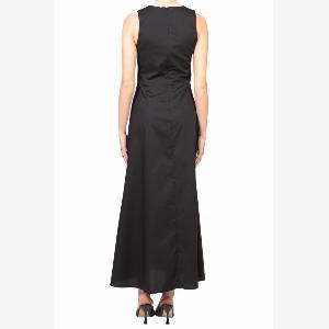 Abito lungo smanicato nero da donna ora a 5120  con sconto