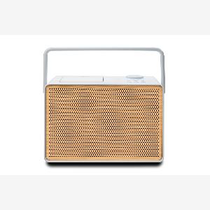 Evoke Play  Wood Edition Versatile Music System in White  Cherry Wood Now 26599