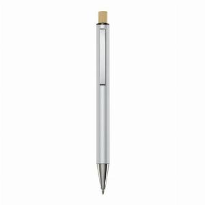 Promotional Cyrus recycled aluminium ballpoint pen  Silver  branded with your logo