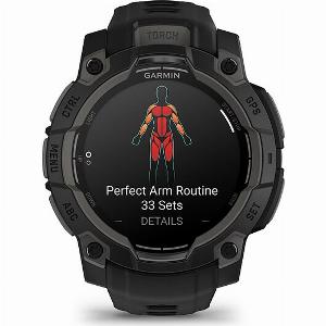 Garmin Instinct 3 AMOLED Schwarz mit Silikonarmband Ref 0100293600  Outdoor GPS Smartwatch