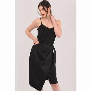 Closet London Black Wrap Pencil Skirt Now 28 Previously 40 30 Off